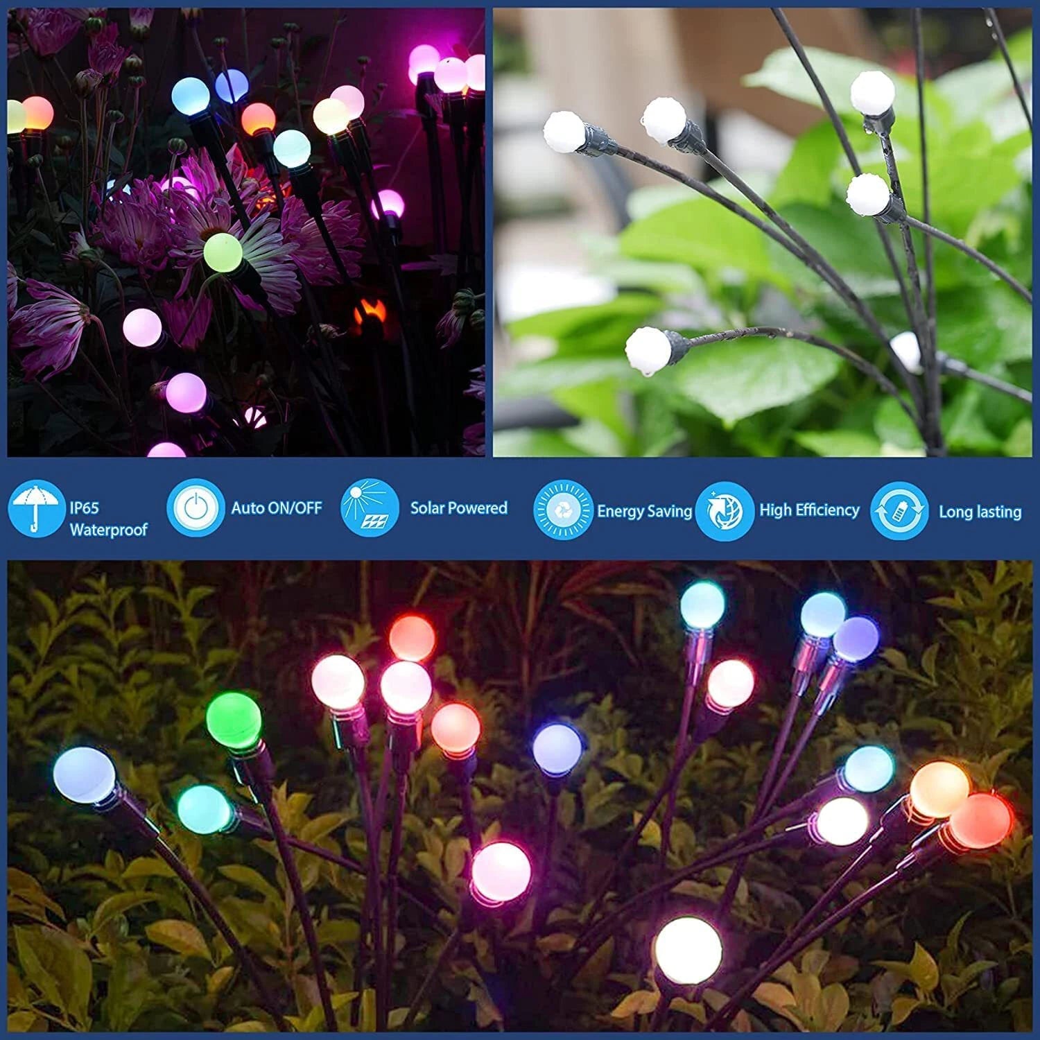 SS1002 Solar powered Firework Firefly Light Outdoor Waterproof Garden Lawn Lights Swaying Balcony Decor Lamp Landscape Lamps (PACK OF 2 PCS) SS1002 Solar powered Firework Firefly Light Outdoor Waterproof Garden Lawn Lights Swaying Balcony Decor Lamp Landscape Lamps (PACK OF 2 PCS)